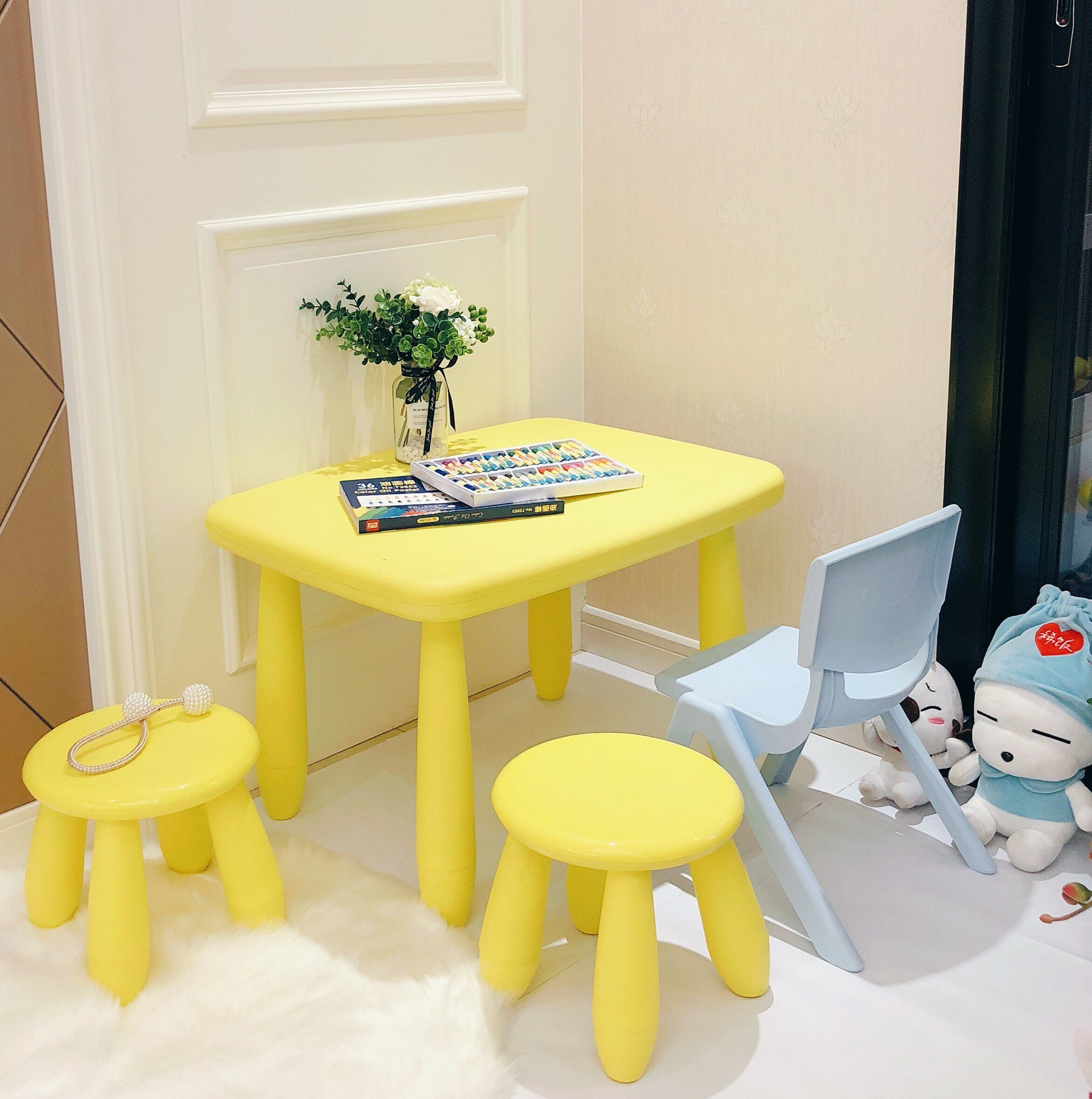 桌子幼儿园娃娃娃娃家家区角小玩具游戏家用宝宝儿童桌原婴童