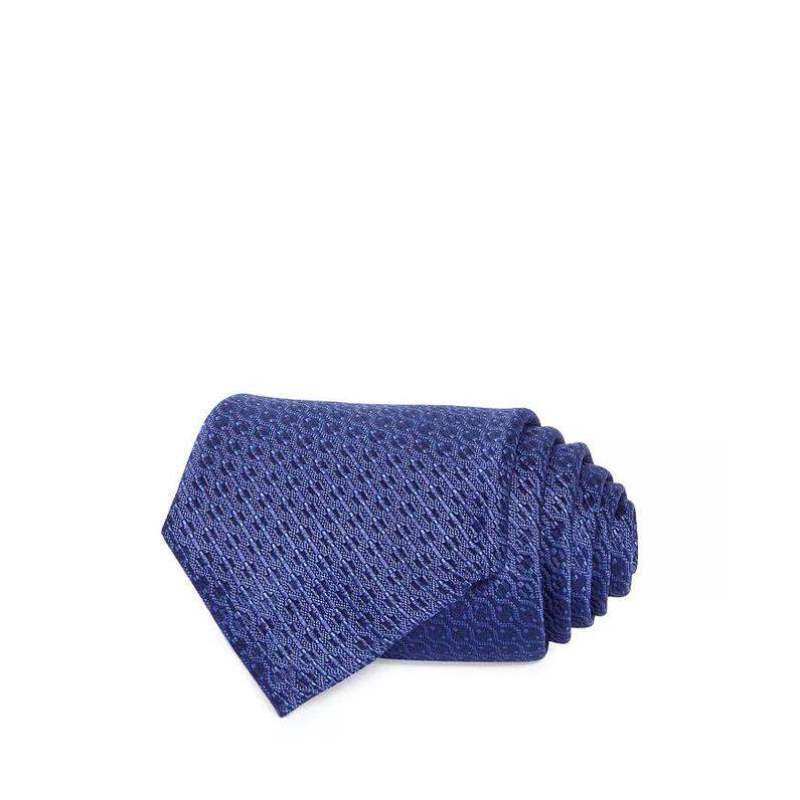 canali意大利康纳利时尚休闲男士商务运动风简简约蓝色领带