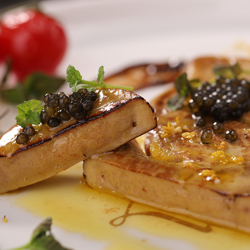 法式鹅肝新鲜宝宝辅食鹅肝粒法式生鹅肝即食切片鹅肝