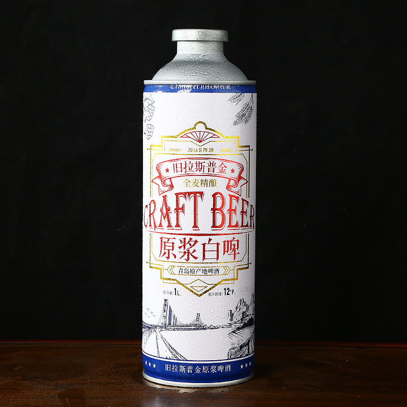 青岛特产原浆啤酒全麦白啤1l2桶精酿扎啤桶装包邮保质期270天