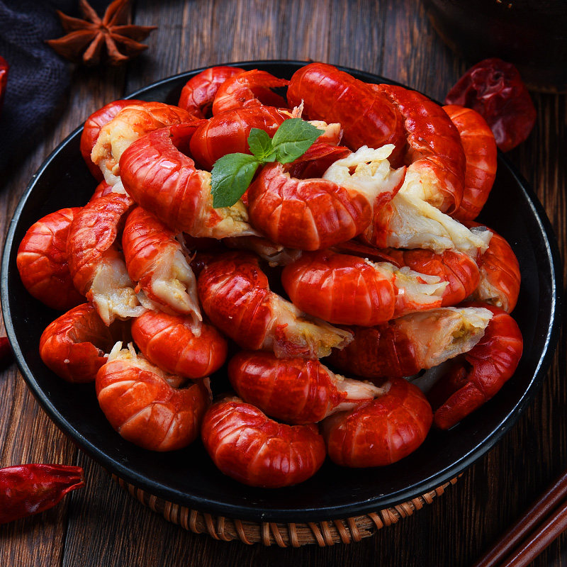 麻辣小龙虾尾冷冻大号海鲜龙虾尾非即食鲜活虾尾顺丰包邮 9斤