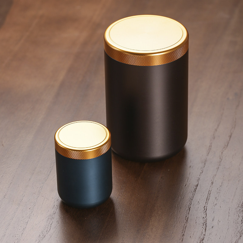 金属茶叶茶叶罐罐子茶罐铝合金随身便携创意包装盒茶叶罐