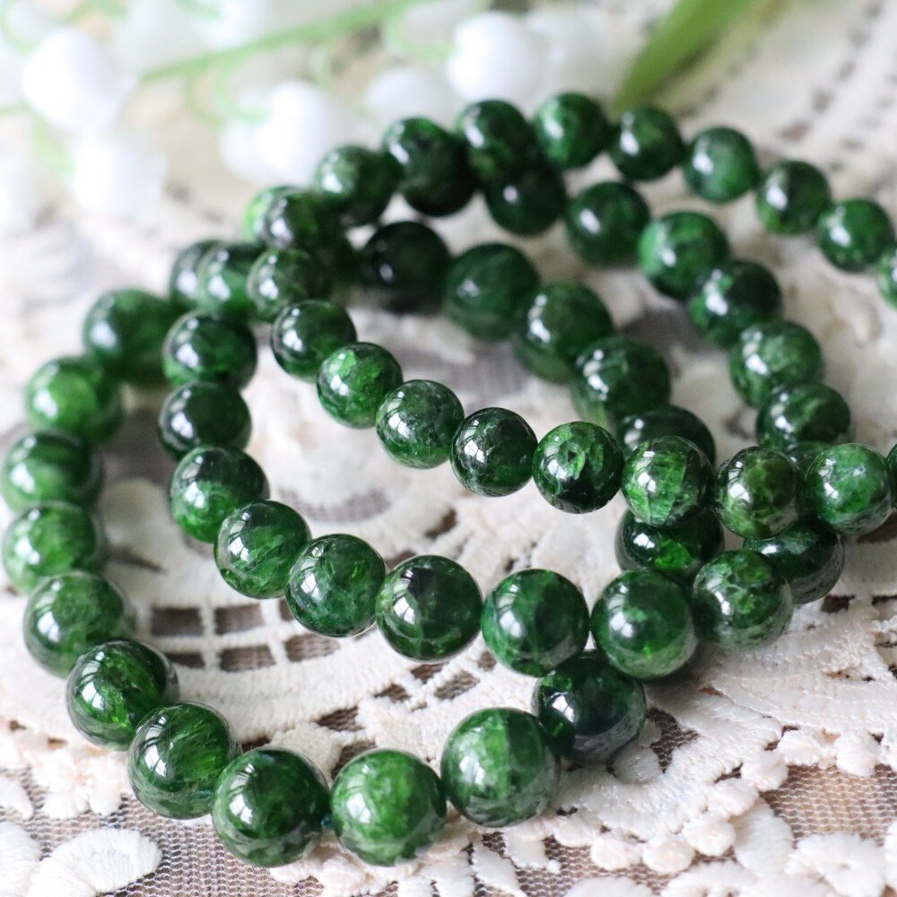 灵物有约纯天然透辉石哭泣石手串手链手链