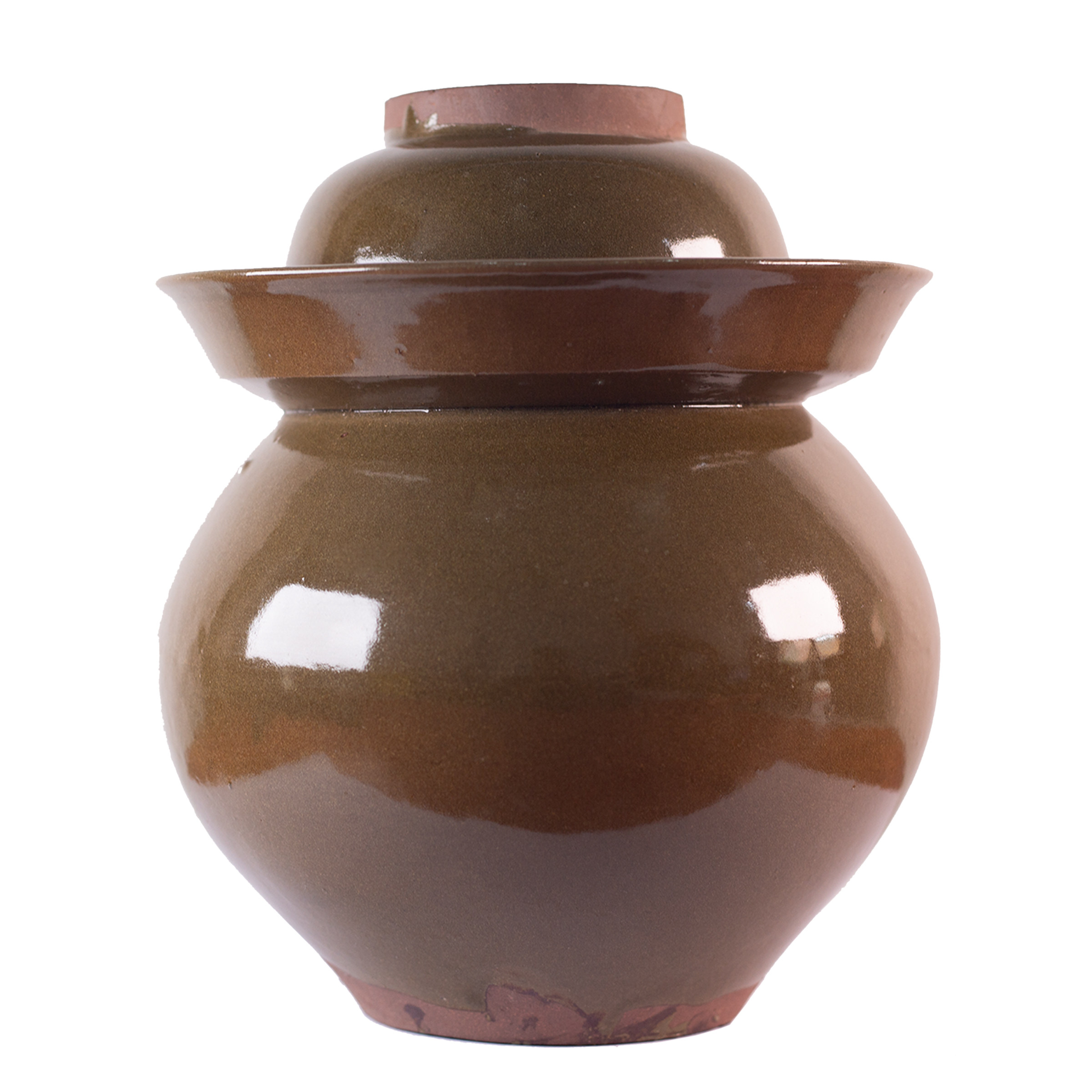 酸菜腌菜陶瓷加厚小号泡菜罐子土陶家用四川密封罐