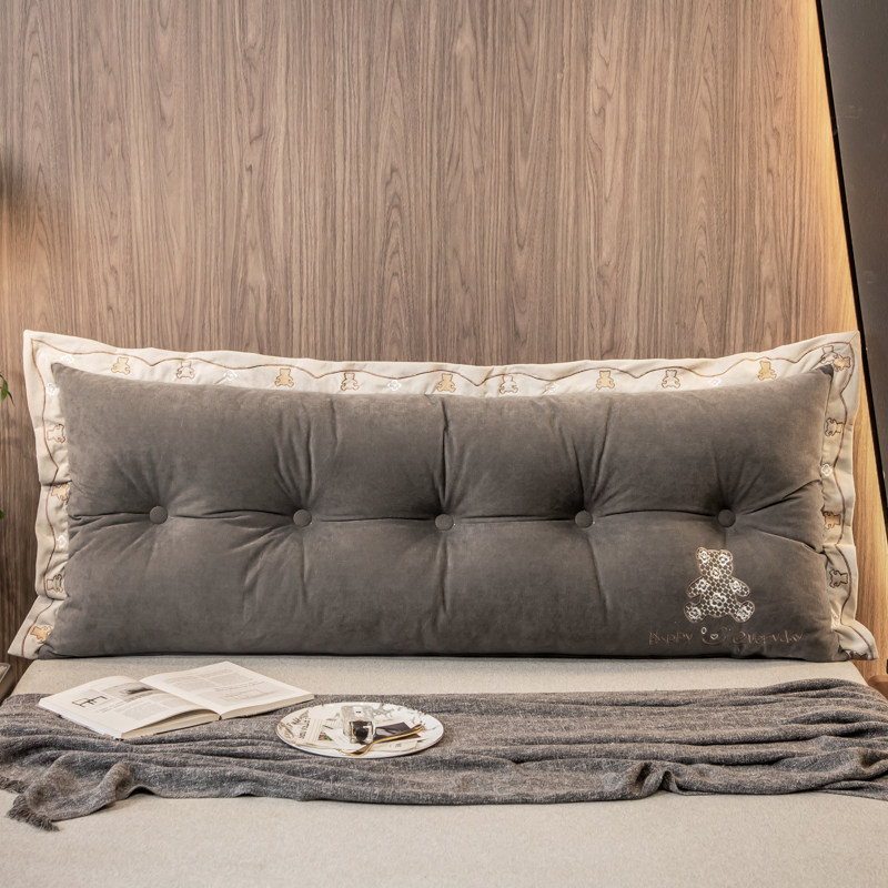 靠垫刺绣床头枕软包卧室单人沙发拆洗榻榻米护腰床头靠垫