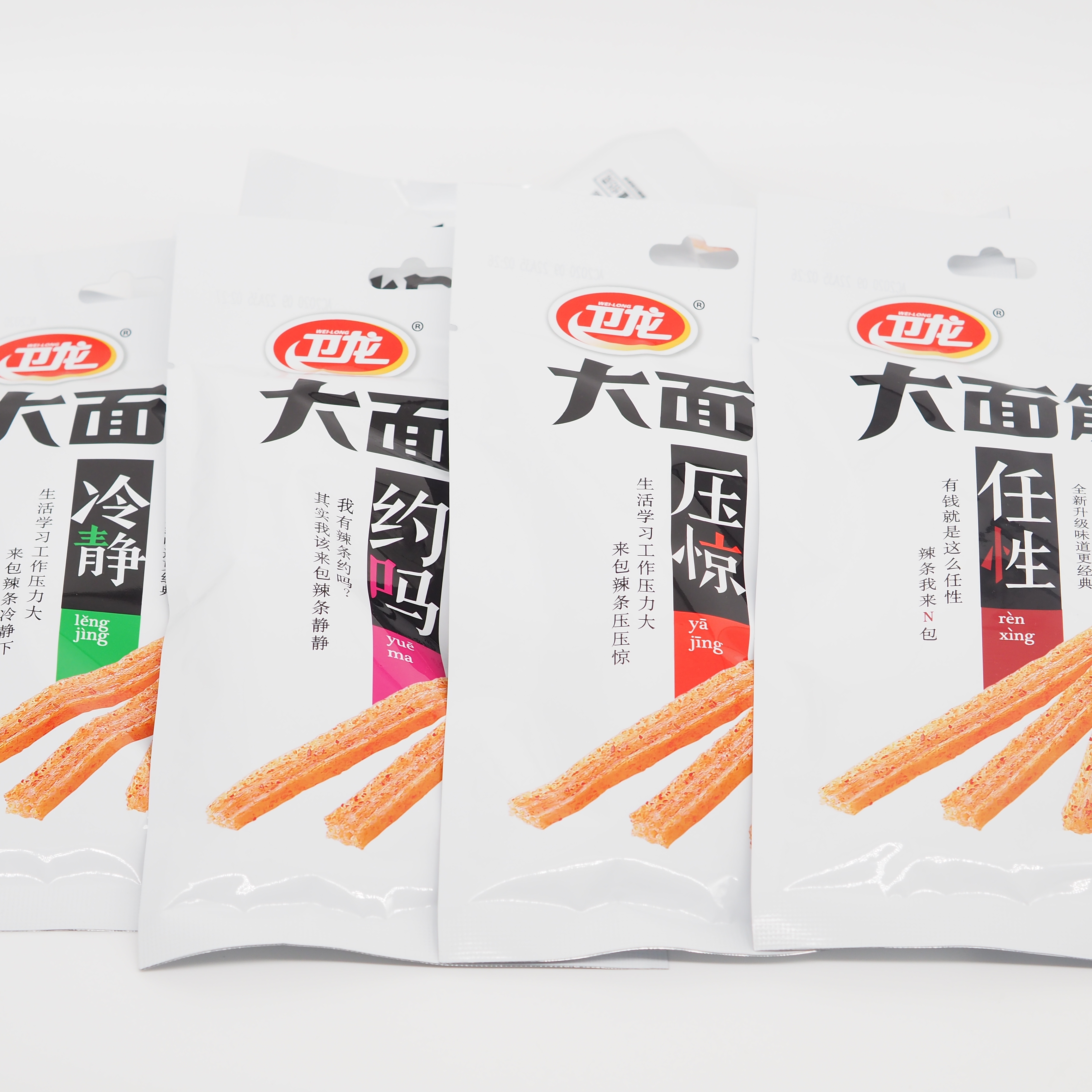 卫龙怀旧经典包装大包辣片庆大重庆辣条8090面筋制品