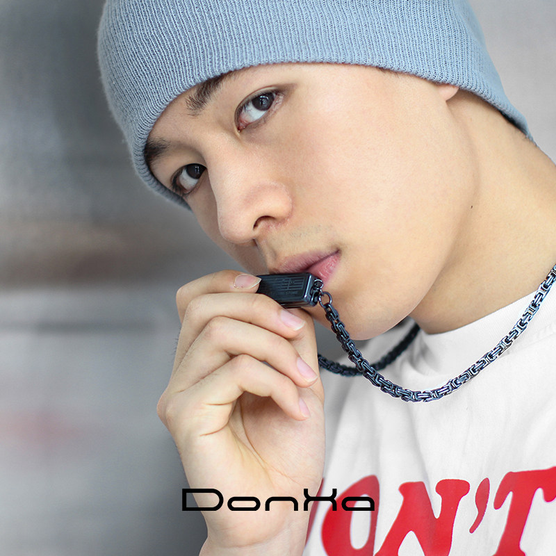 donha吹奏口琴项链国潮配饰原创小众吊坠生日项链