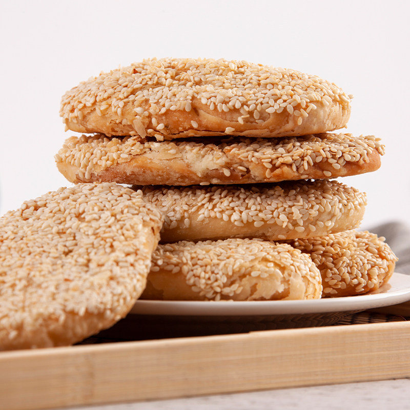 常州特产宝仁大麻麻饼清真食品手工超赞传统传统中式糕点