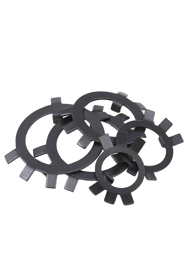螺母专用止退垫圈六爪止动垫片王八挡圈m10m12m14m16m20-m50m60挡圈