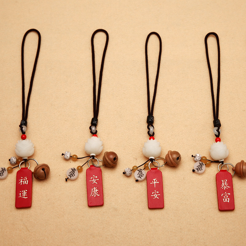 平安顺遂,步步高升,纯手工雕刻菩提莲花,象征圣洁,寓意平安纳福!