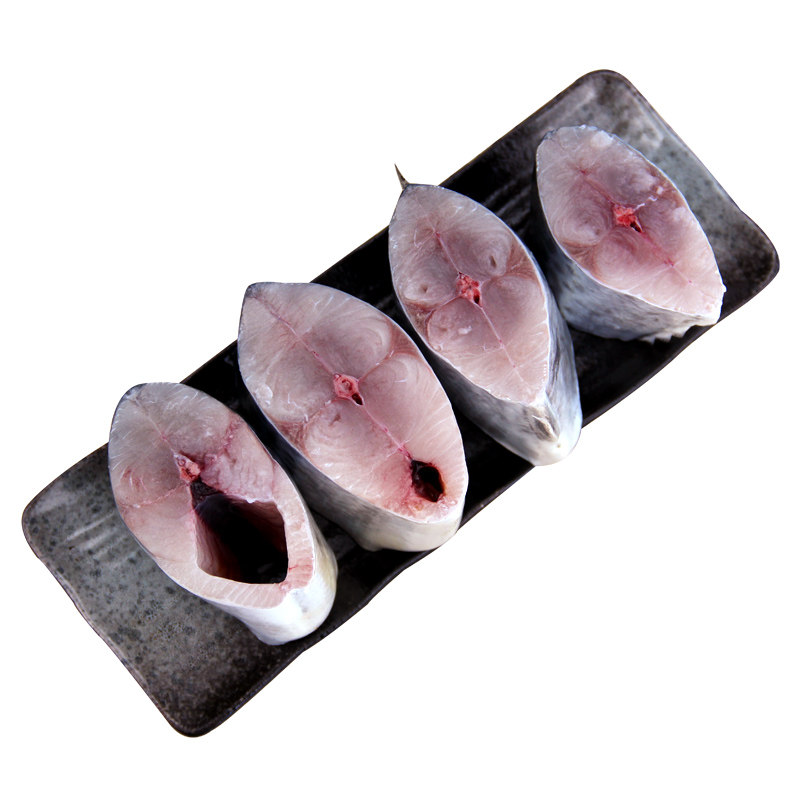 鲅鱼段段鲜活海鱼深海鲜活马鲛鱼新鲜现切鱼段捕鲅马鲛鱼