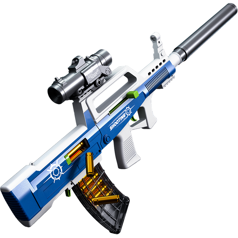 qbz95冲锋突击步枪抛壳软弹m416儿童玩具枪手手枪电动玩具枪