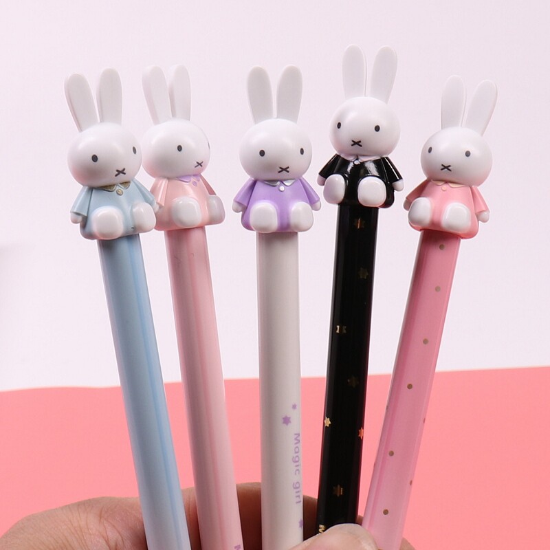 晨光创意fgpc2702动漫水笔滑水笔顺兔子颜值兔高中性笔