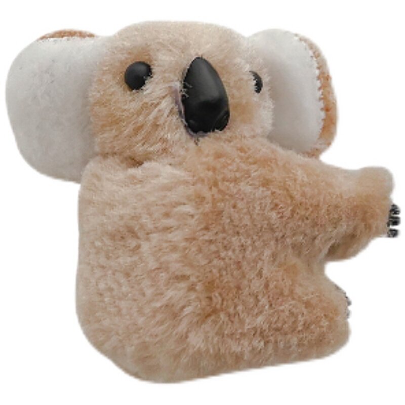 抖音同款小考拉发夹可爱树袋熊毛绒小抓夹侧边刘海夹毛毛发卡头饰