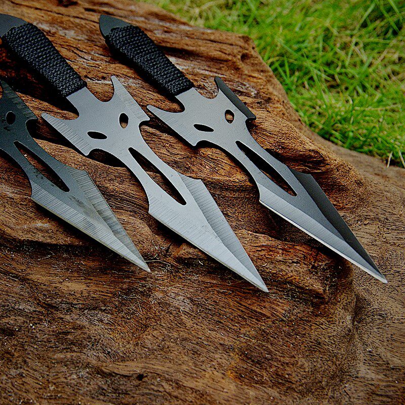 飞镖专业旋飞飞针手里防身暗器野外求生刀子飞镖