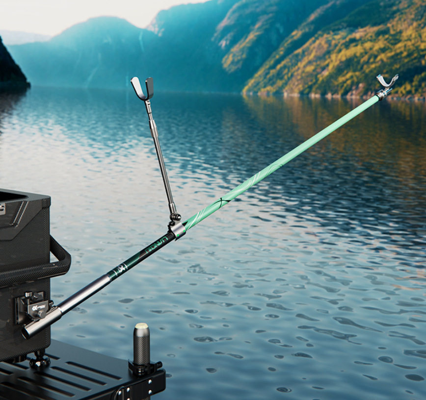 支架连球新款21m碳素炮台钓鱼超轻硬钓箱钓椅炮其他垂钓用品