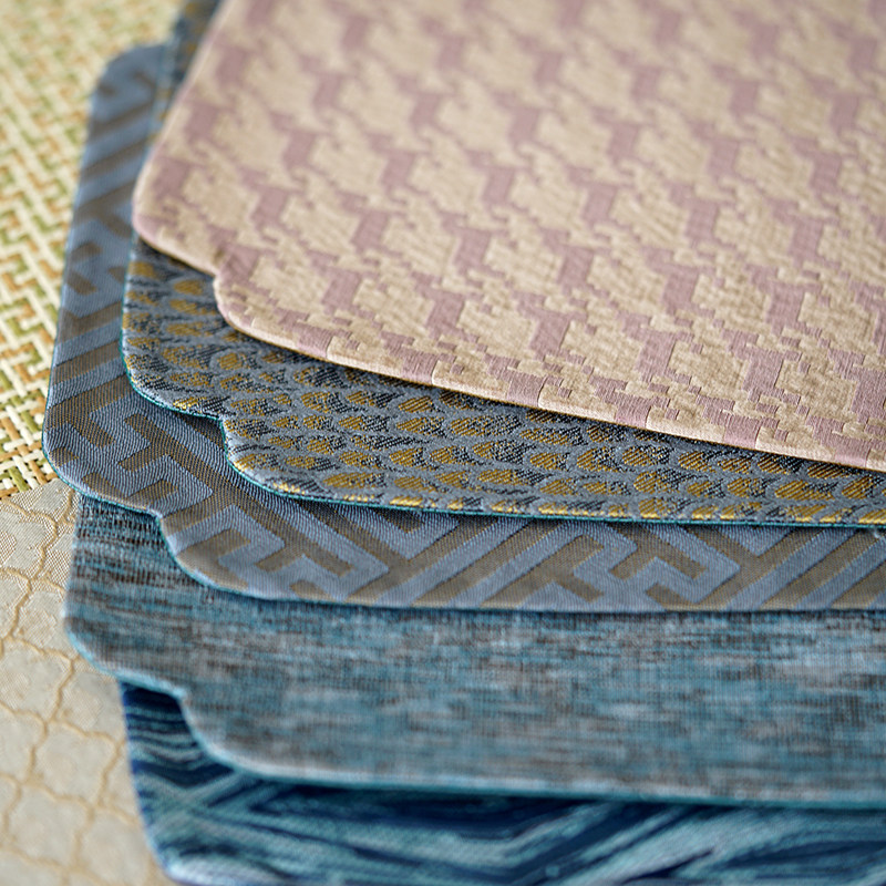 乾晟佳品手工织锦长茶中式提花布艺餐桌空间茶道