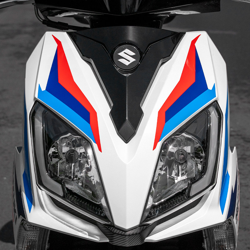 适用铃木uy125拉花版画贴纸车贴保护贴全车贴花贴纸