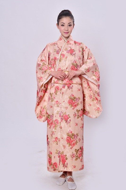 日式新款淑女气质日本樱花和服正装时尚演出服浴衣民族服装