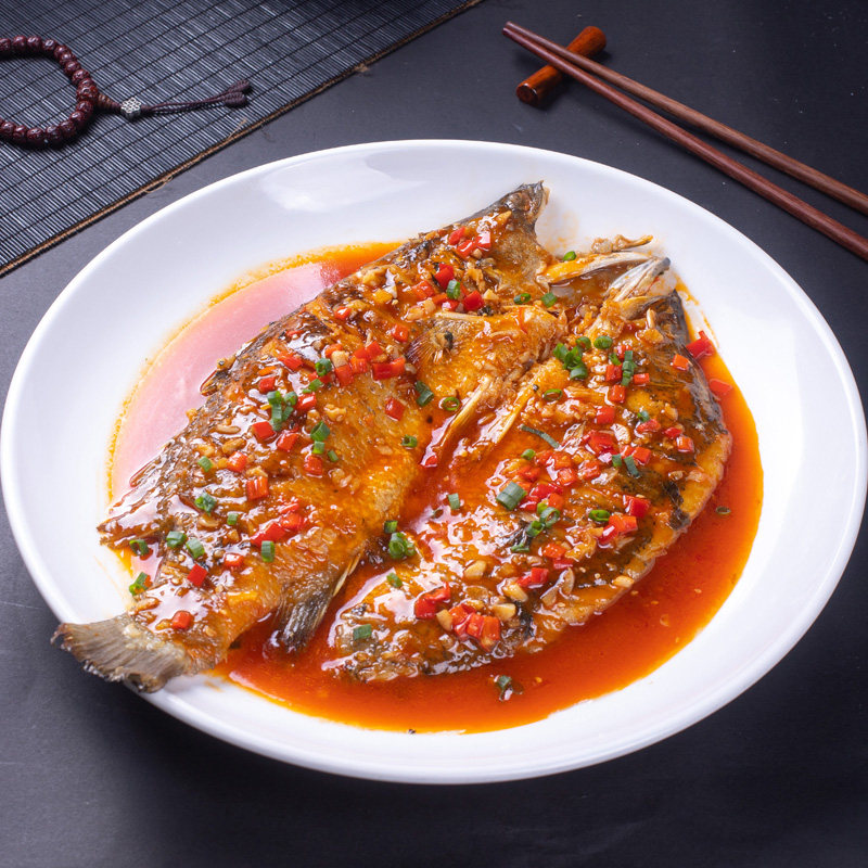 宴上臻紫苏臭鲈鱼整条净膛非臭鳜鱼400500克酒店食材快手菜