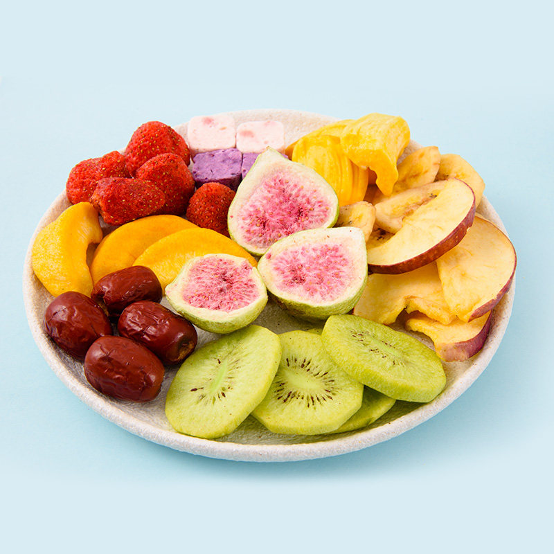 水果俏美美味综合果蔬脆片混合冻干草莓零食冻干水果