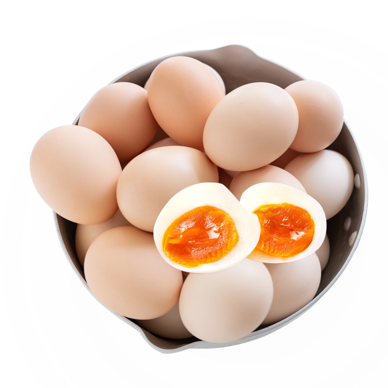 50枚可生食新鲜鸡蛋无菌蛋红心富硒无抗生吃日本寿喜烧无菌无腥味