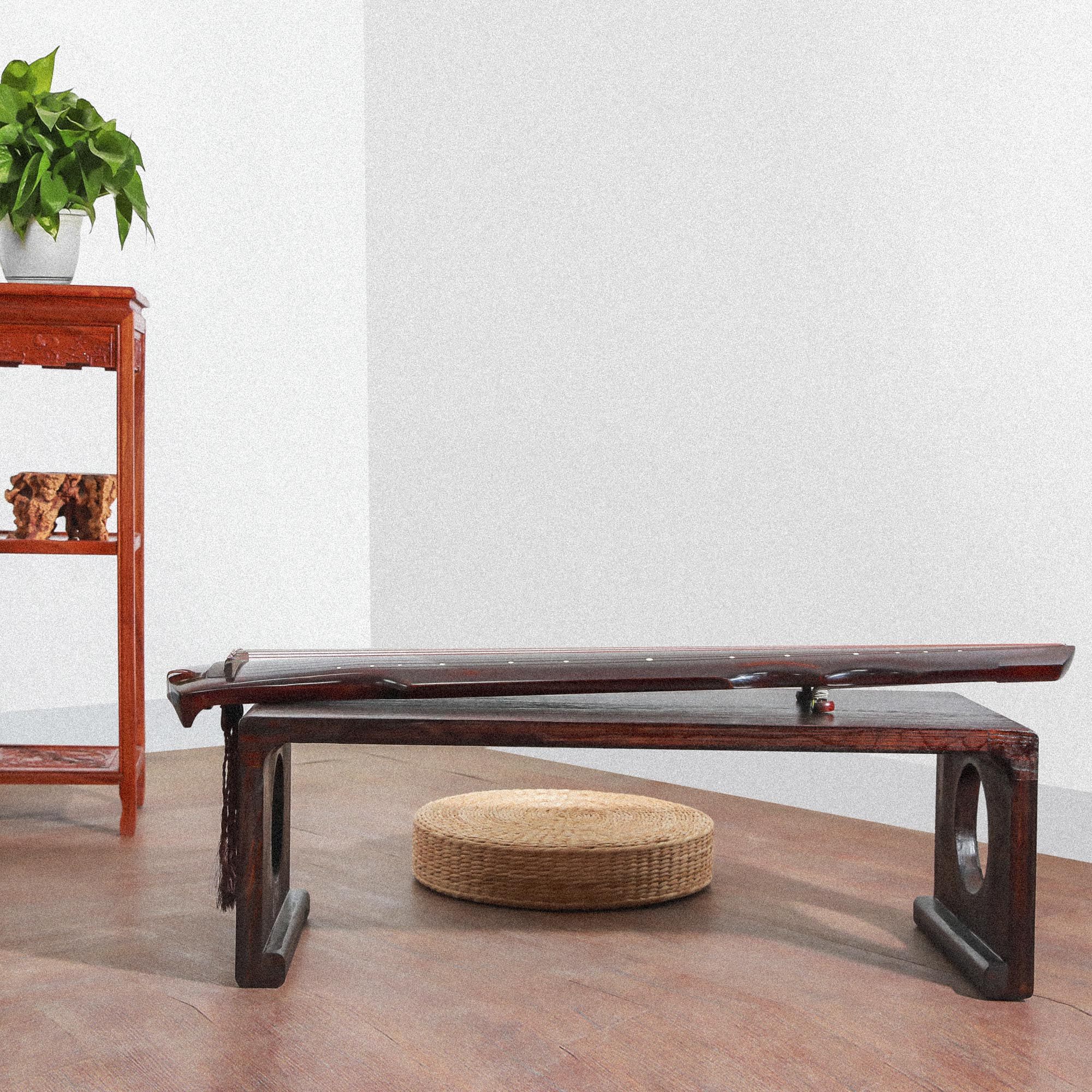 共鸣古琴桌带箱体桌凳实木木琴古筝琴桌国学琴桌