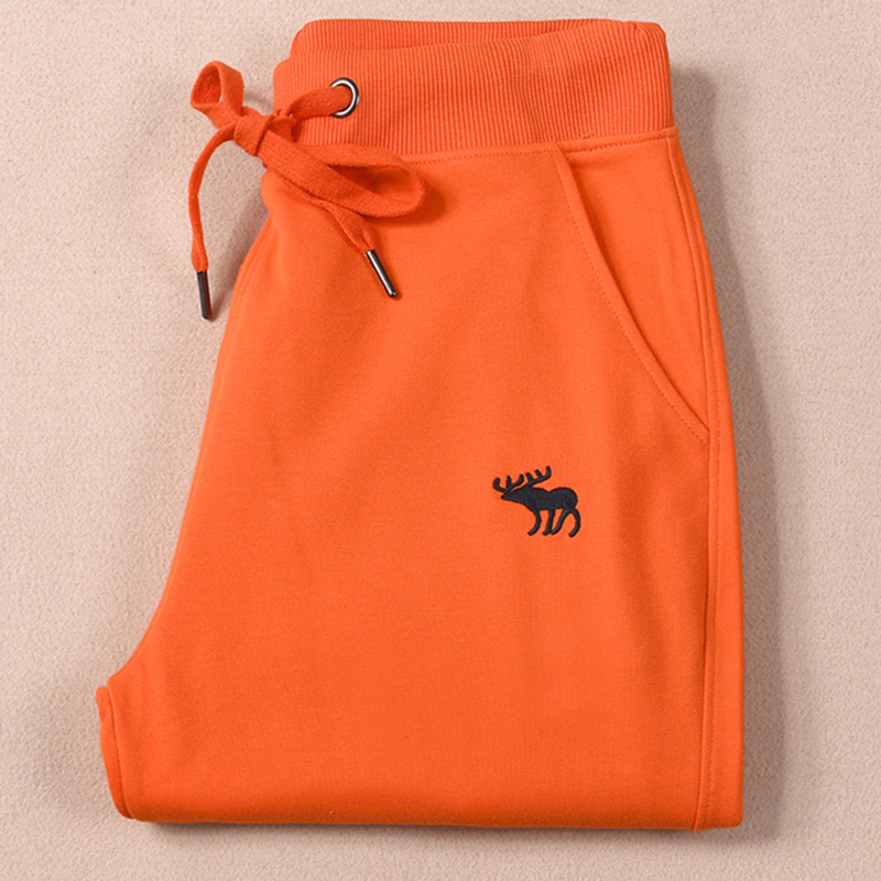 2021新款加绒加厚时尚休闲裤女纯棉春秋薄款长裤运动女裤子九分裤