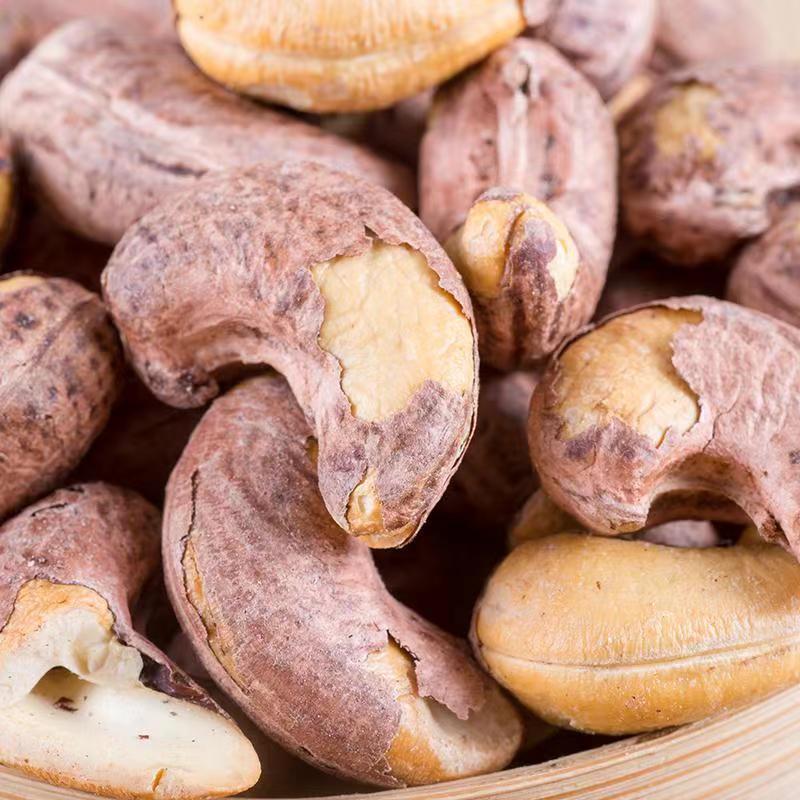 袋装腰果包装不挂五香盐焗红皮皮纸小袋发货混合坚果