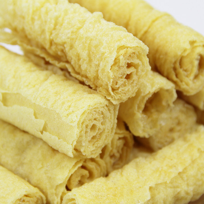 黄金卷油炸腐竹豆皮卷火锅食材