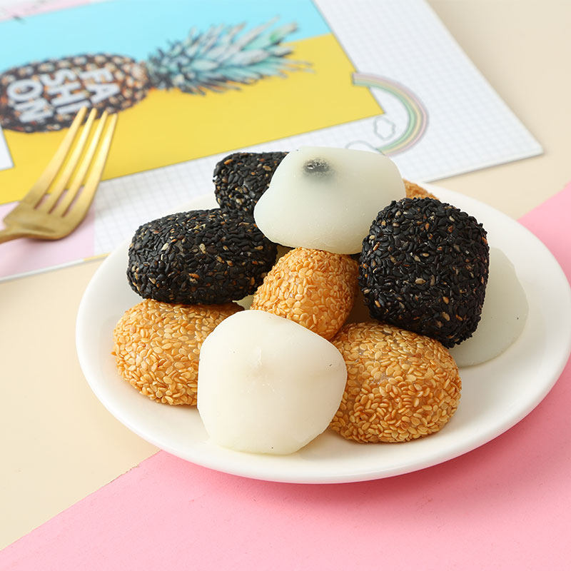 巧嘴狐干吃汤圆500g麻薯糯米团糍粑下午茶好吃的零食小吃休闲食品