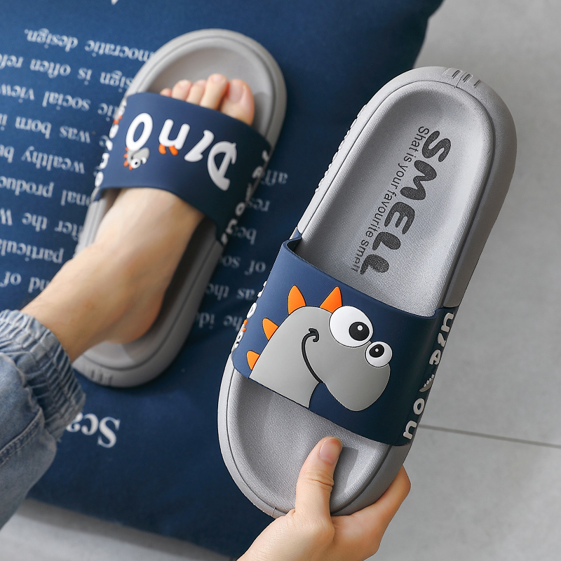 踩屎感拖鞋男夏季外穿ins潮情侣户外防滑凉拖厚底沙滩一字拖男士