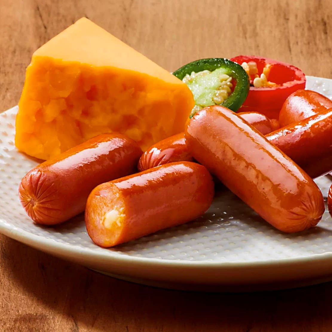 帕家专业香肠波波美式迷你原味肉爆浆芝士肠香肠