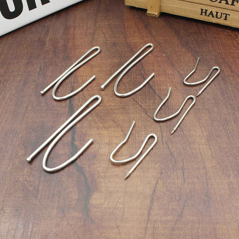 窗帘不锈钢挂钩钩子配件辅料附件布勾韩式褶皱挂钩