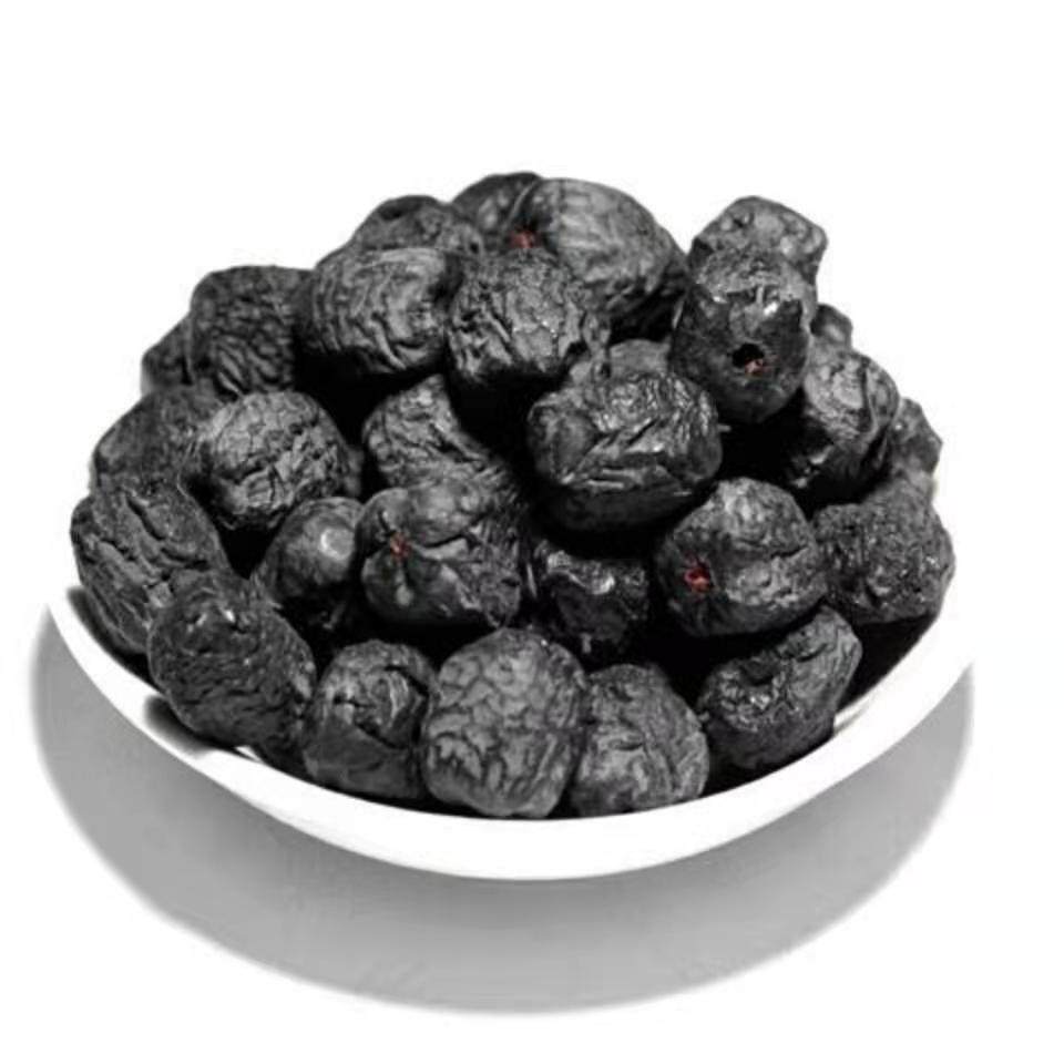 新鲜无核河北太行太行山山大黑枣野生即食免洗柿饼