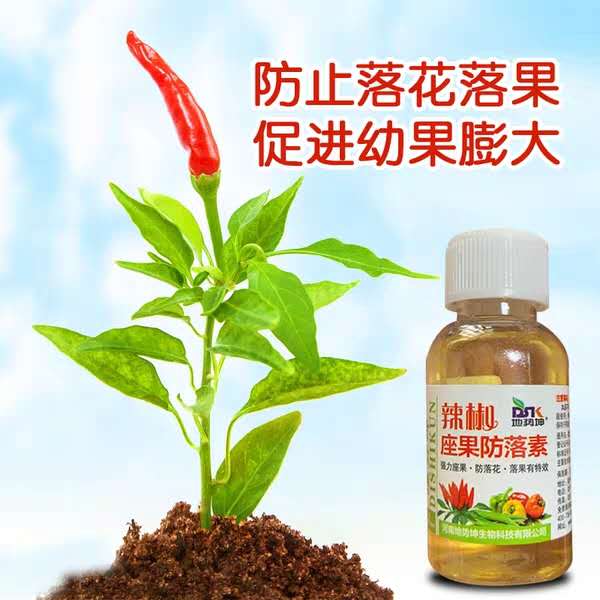 辣椒坐果灵授粉药免沾花防落素保花保果调节剂膨大拉长拉直叶面肥