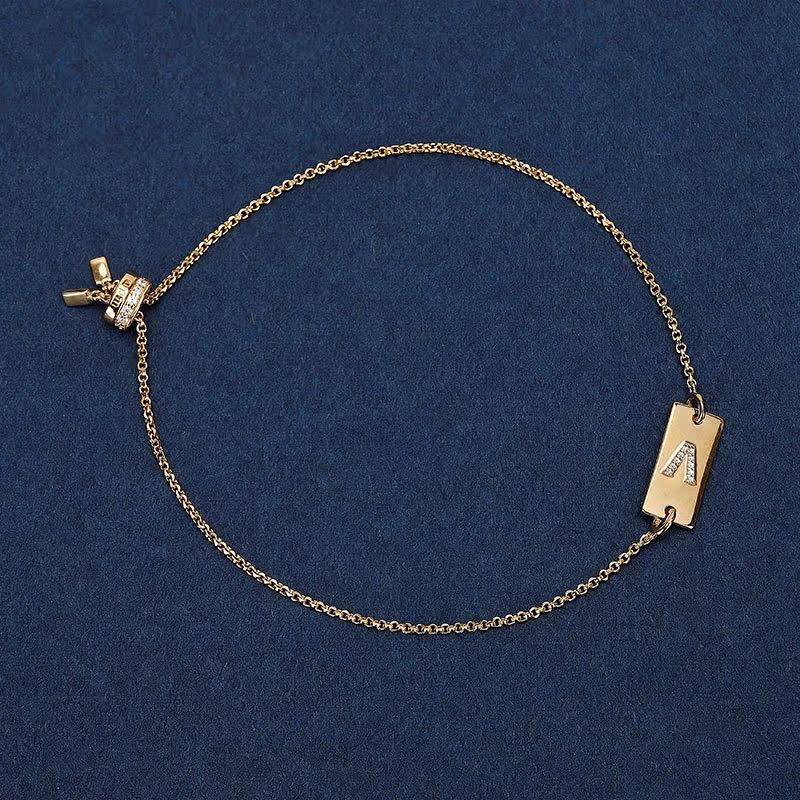 apmmonaco字母手链情侣轻奢小众男女女同2021年手链