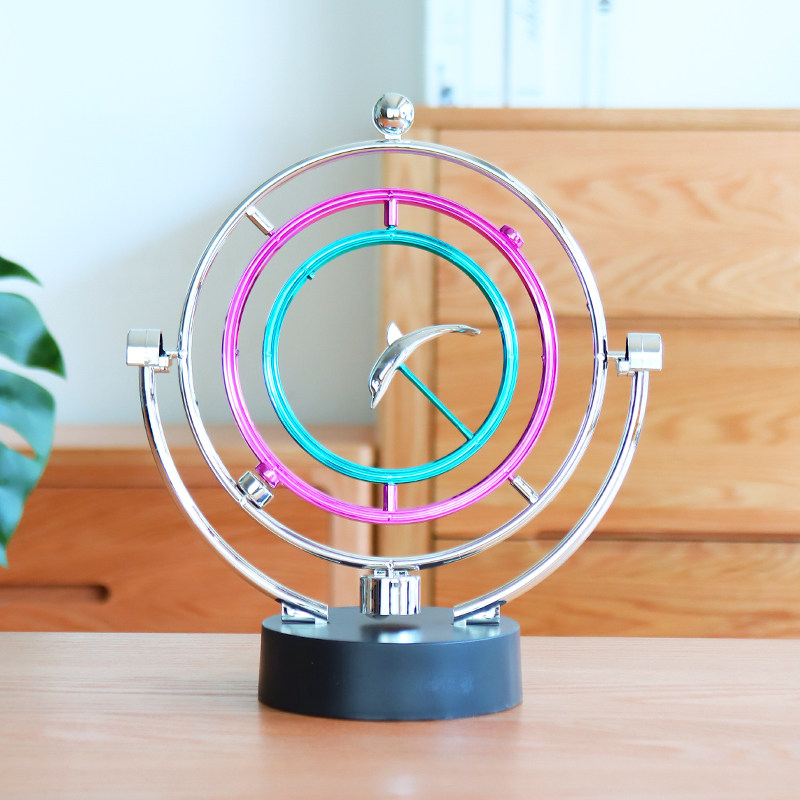 创意摩天轮彩球磁力永动摇摆器永动仪模型办公摆件