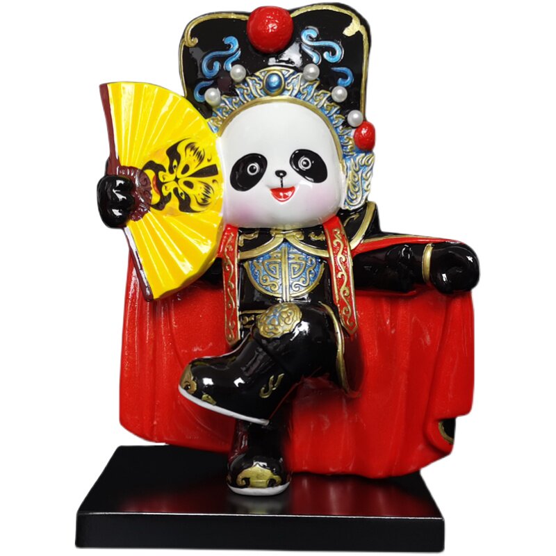 熊猫川剧变脸中国国风特色工艺礼品京剧脸谱四川成都旅游脸谱