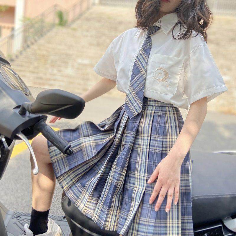 晒海jk制服套装全套秋装正版甜美盐系女日系学生校服