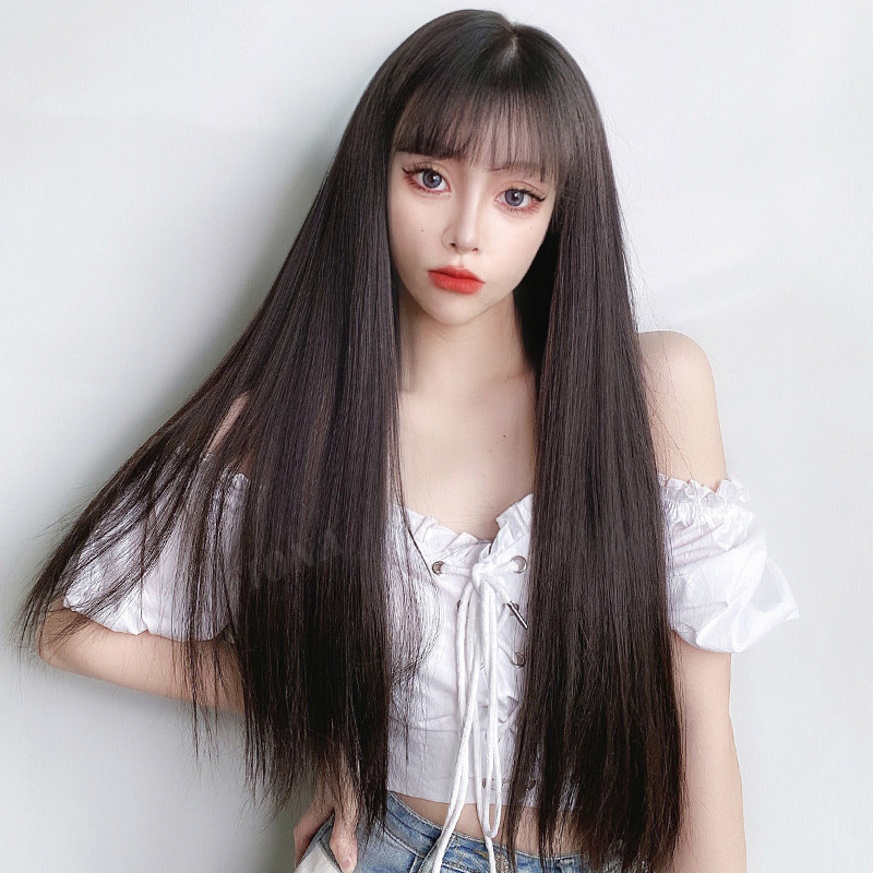 假发长发一片片式无痕接发隐形贴片增发蓬松直发片