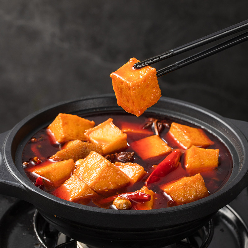 五级孤独冷吃火锅鱼豆腐麻辣零食即食组合装