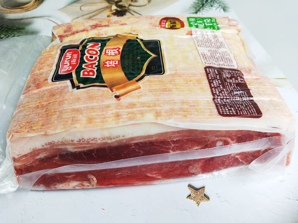 雨润培根肉片原切纯肉经典批萨烘焙手抓商用培根