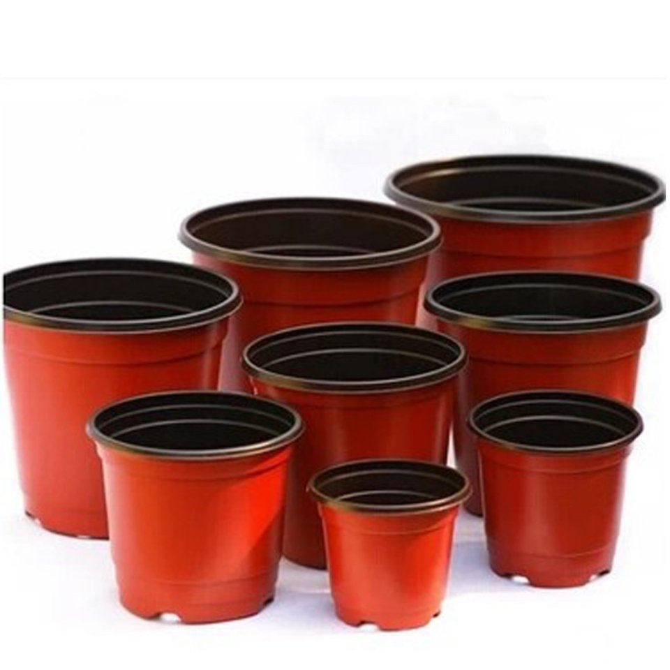 庆铎花盆育苗盆双色盆营养钵塑料简易花盆特大号育苗双色花盆种植
