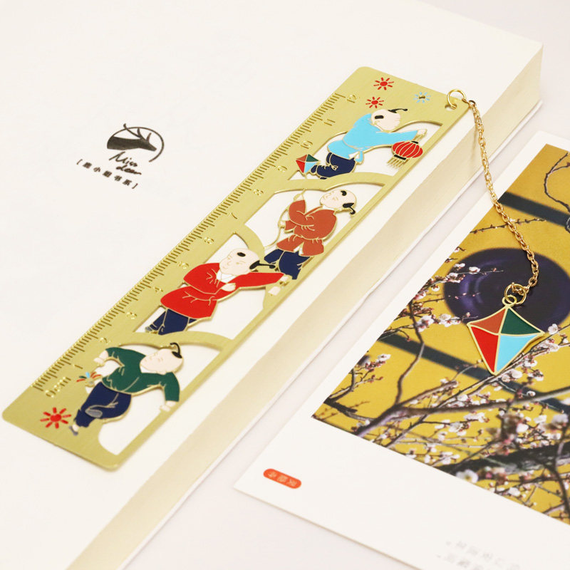 书签礼品故宫童趣父亲节儿童节国风中国古典文创书签