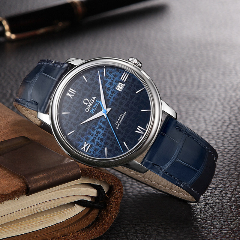 欧米茄omega蝶飞手表碟飞天文台机械男皮424.13.40.20.03.003瑞士腕表