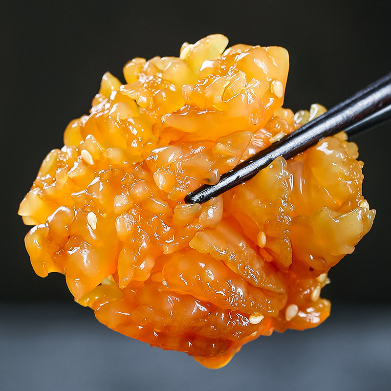 曲记海蜇菊花蜇海蜇丝凉拌海蜇皮下酒菜海蜇头开袋即食400gx2袋