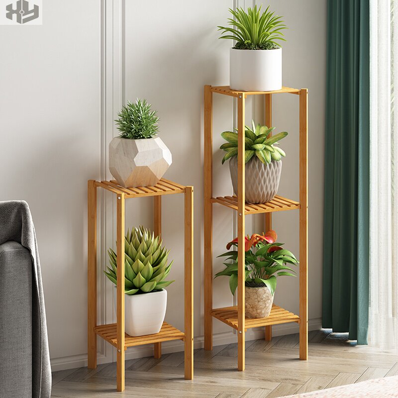 绿萝花架三层摆件饰品客厅北欧风格墙角多层高低花架子现代简约