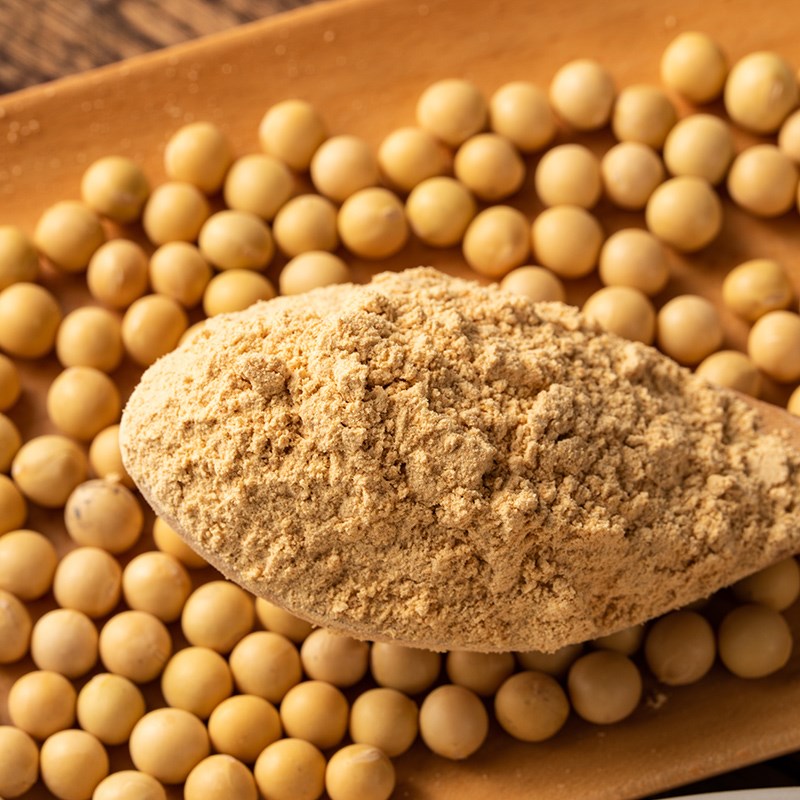 纯黄豆粉现磨熟黄豆面即食糯米糍粑商用烧烤黄豆