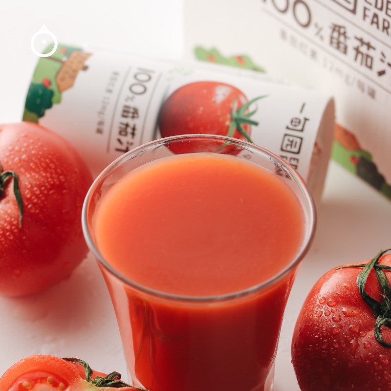 企鹅市集番茄汁一甸园新疆番茄果汁非浓缩纯果蔬汁无添加饮料